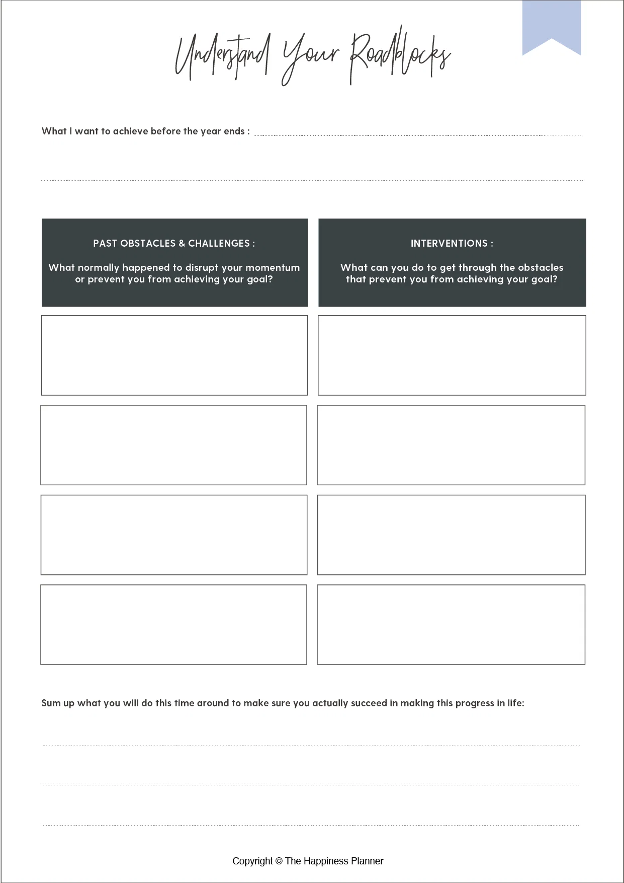 Printables: #Goals