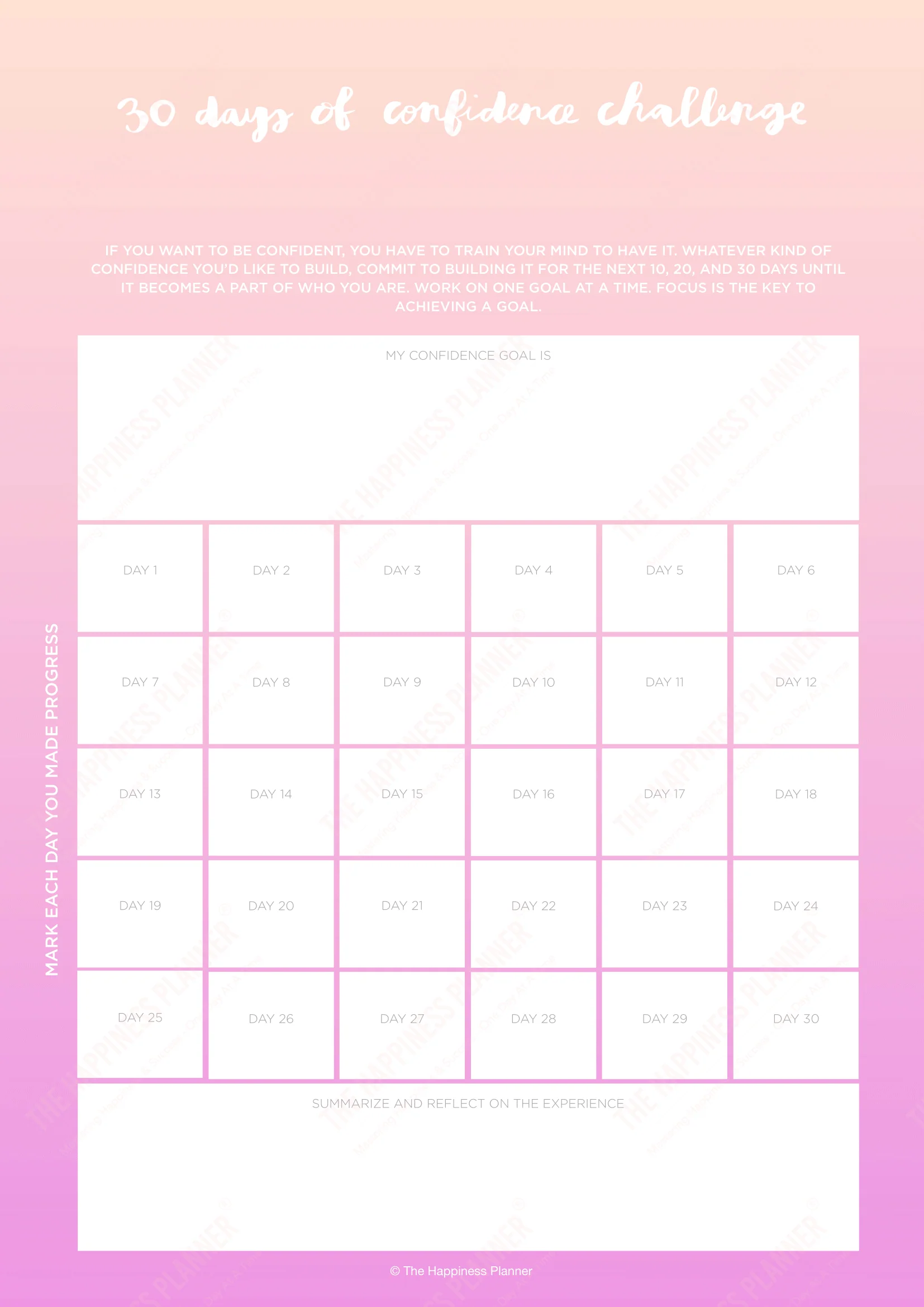 Premium Printables: #Confidence