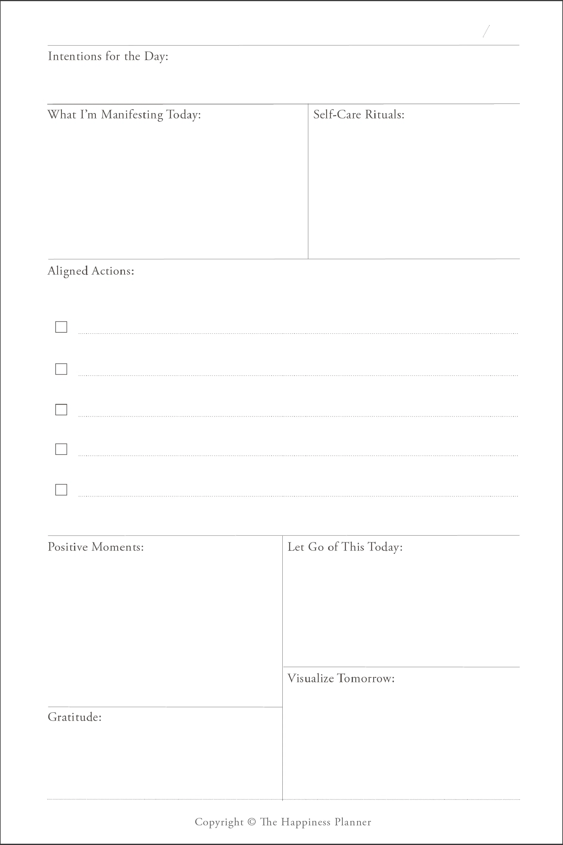 Printable: Manifest