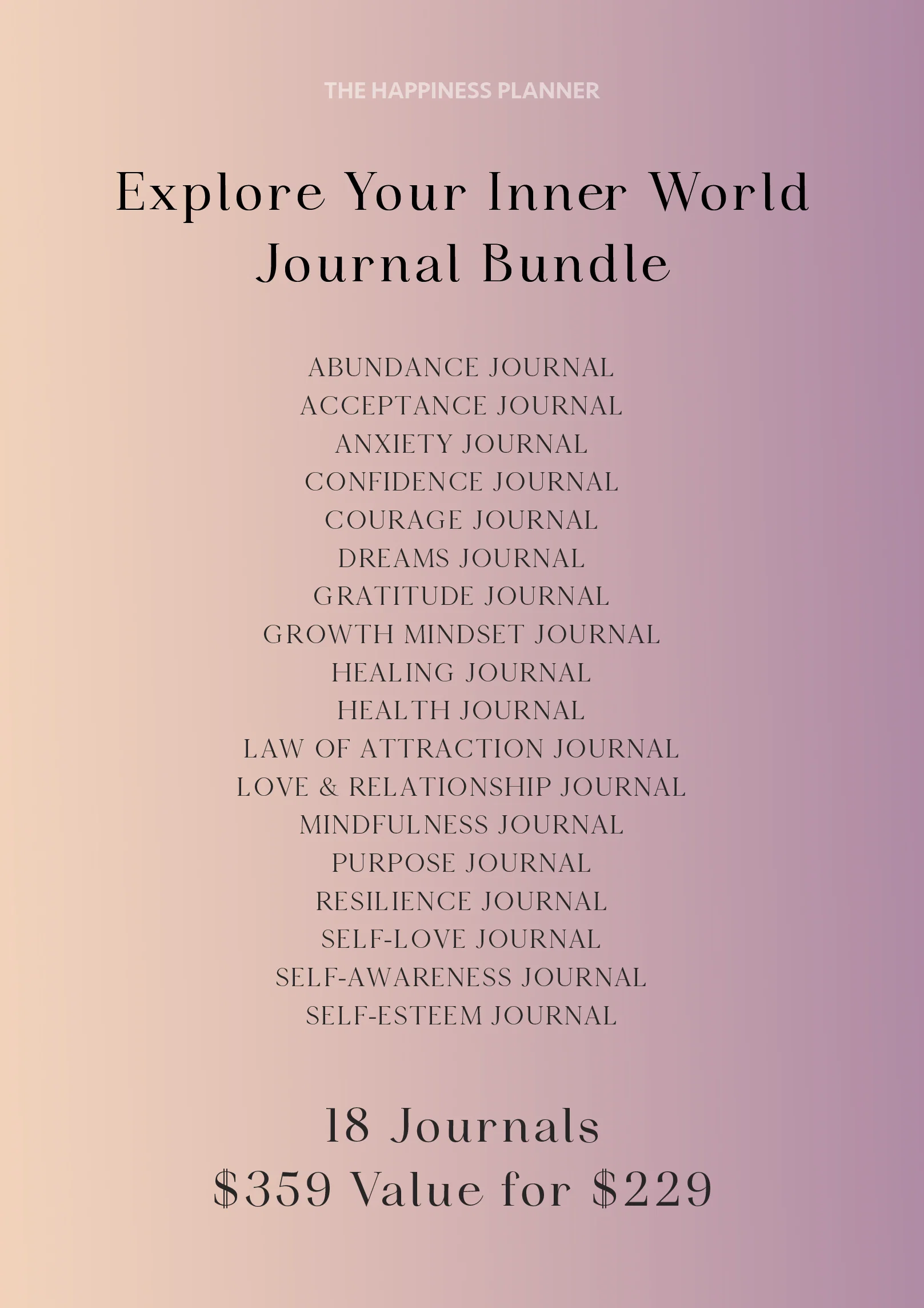 Explore Your Inner World | Journal Bundle