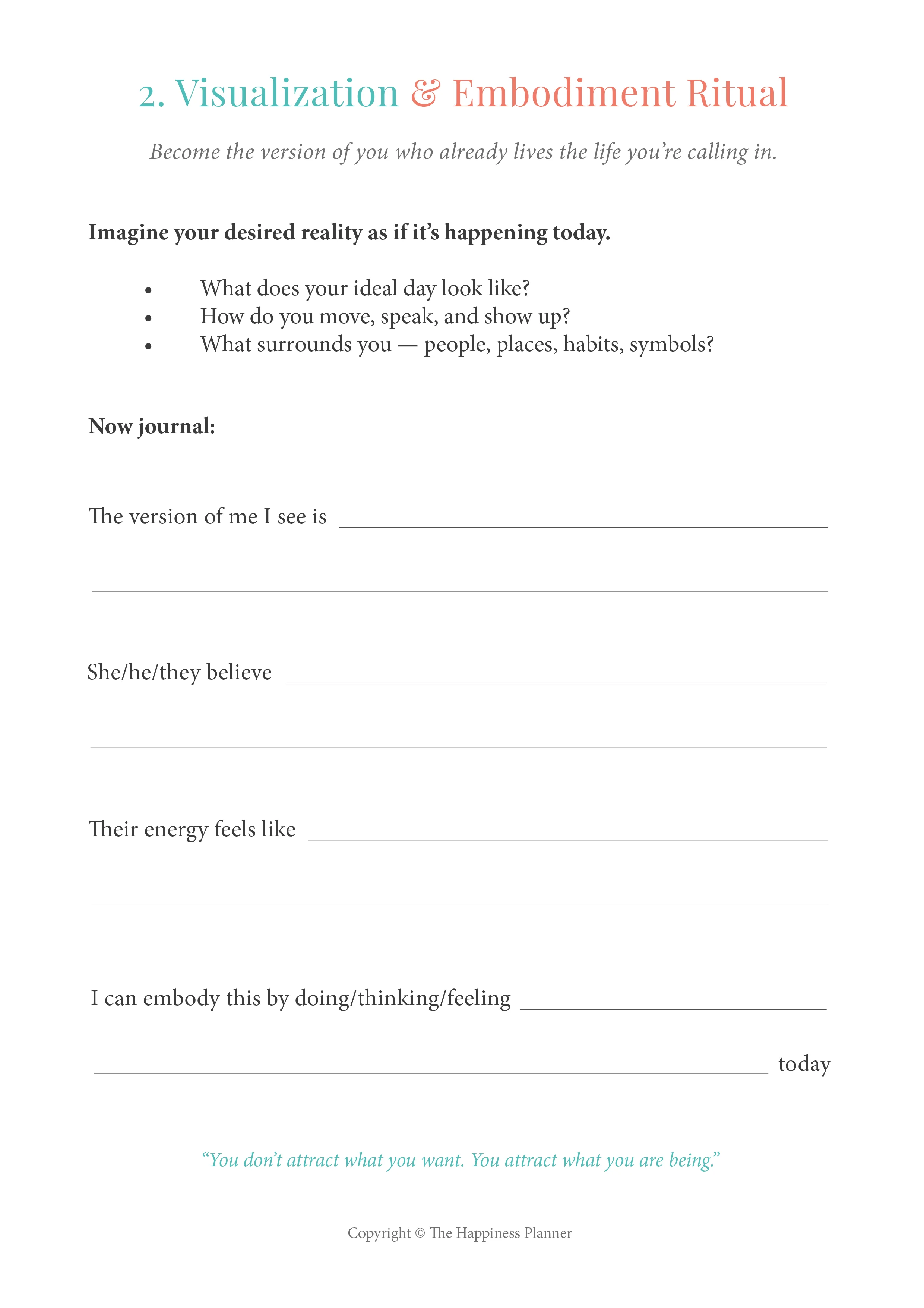 Printables: #LawofAttraction