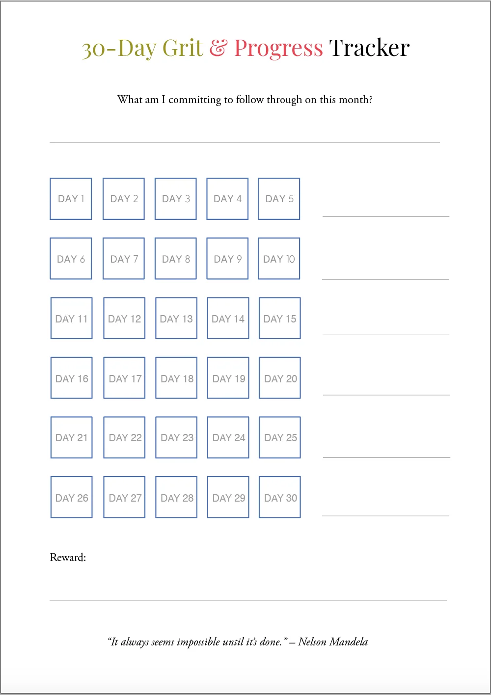 Printables: #Perseverance