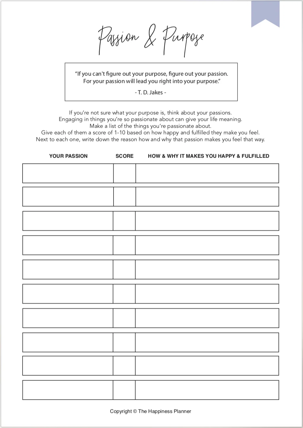 Printables: #Purpose