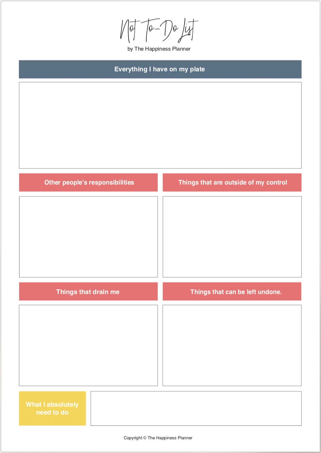 Printables: #Anxiety/Worry