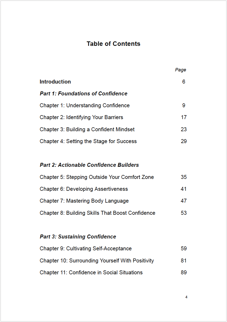 How To Be More Confident in 100 Days eBook - Image 3