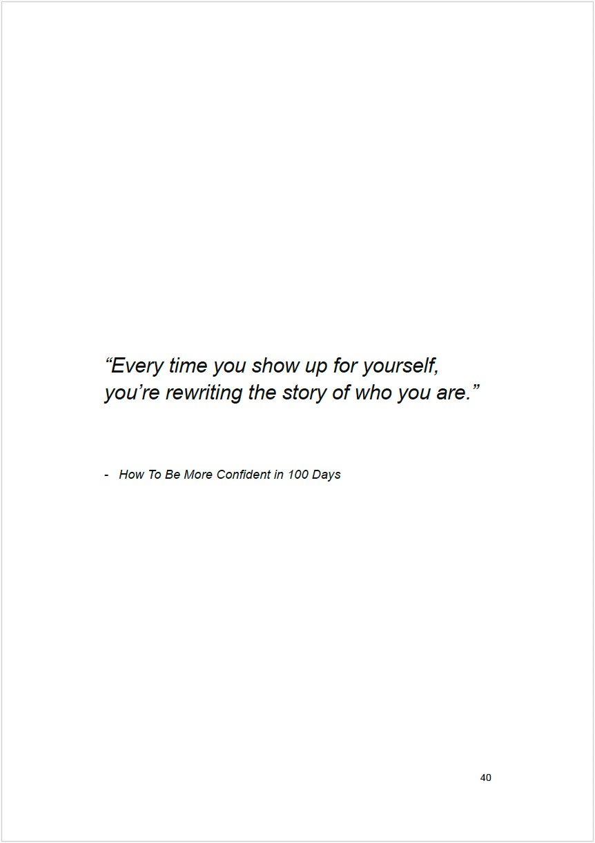 How To Be More Confident in 100 Days eBook - Image 5