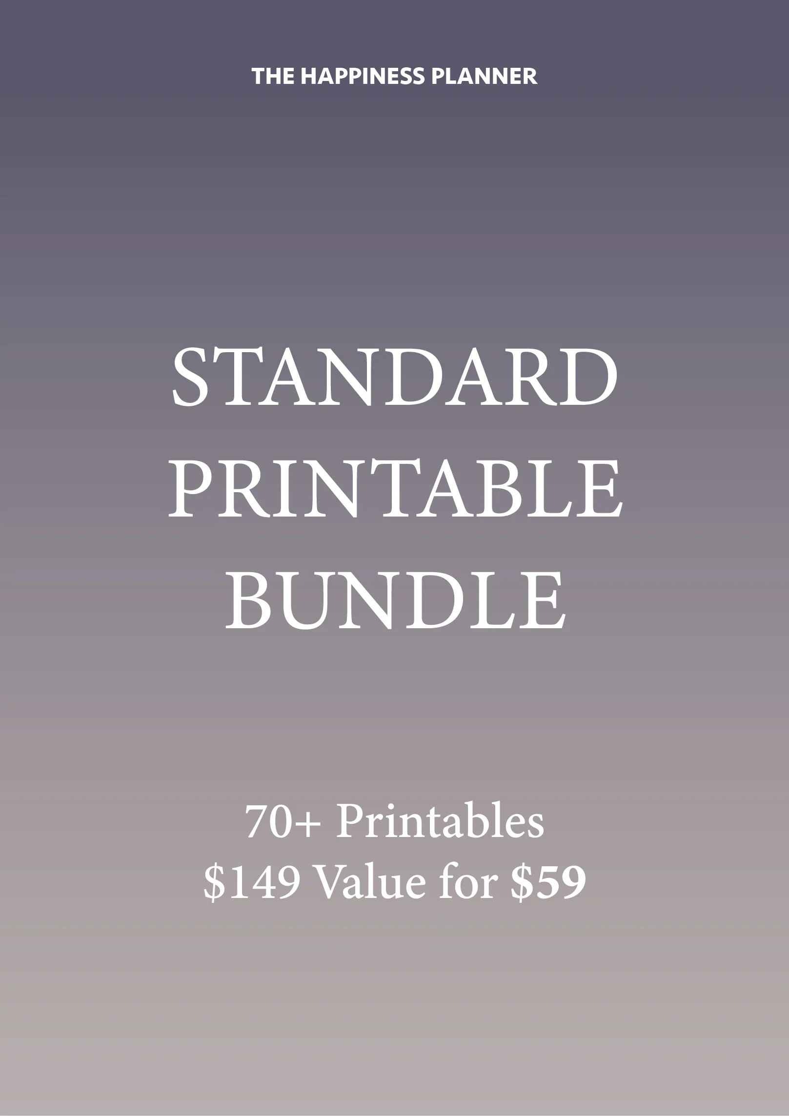 Standard Printable Bundle